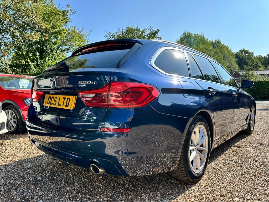 BMW 5 Series 2.0 520D Se Touring Euro 6 Ss Blue #4