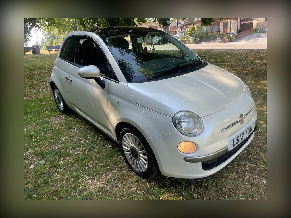 Fiat 500 0.9 Twinair Lounge Hatchback Dualogic E White