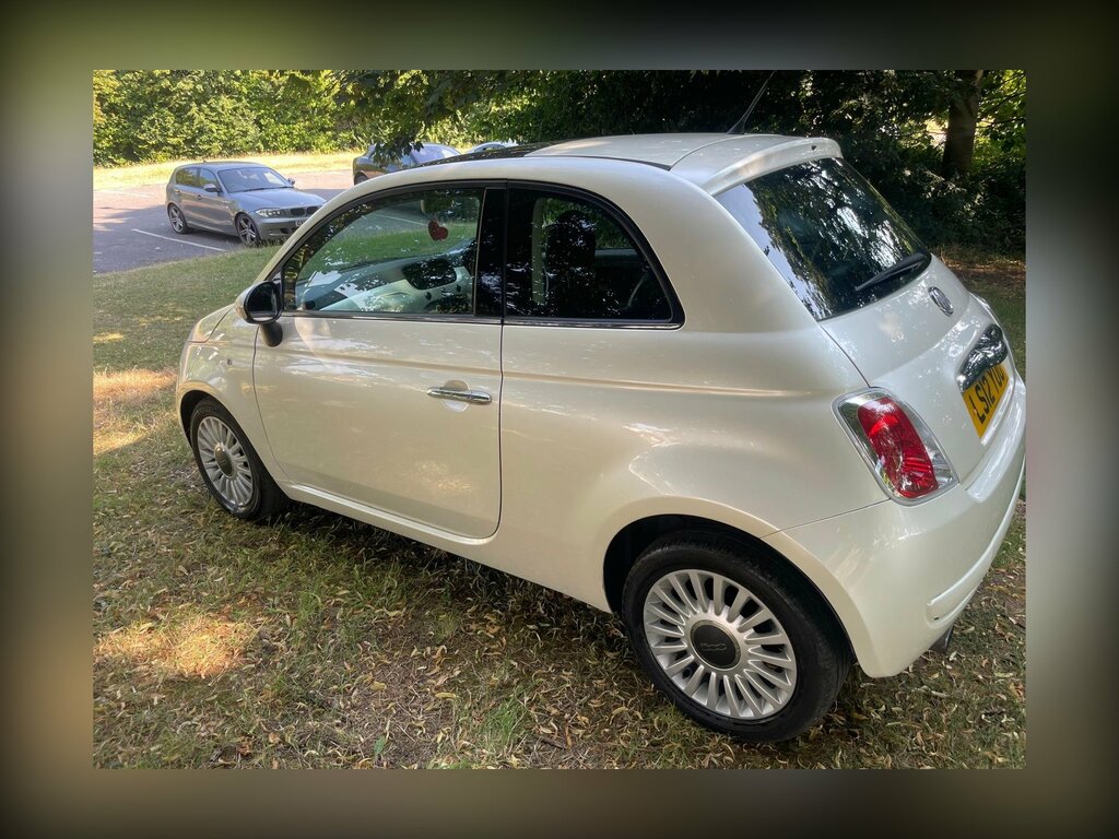 Fiat 500 0.9 Twinair Lounge Hatchback Dualogic E White #4