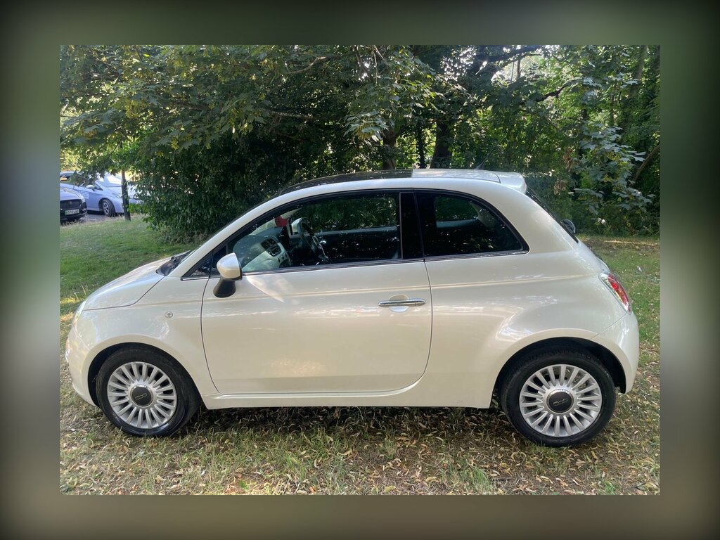 Fiat 500 0.9 Twinair Lounge Hatchback Dualogic E White #3