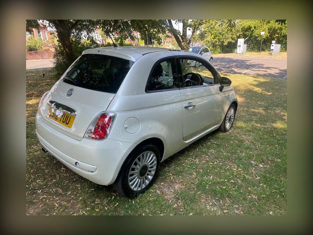 Fiat 500 0.9 Twinair Lounge Hatchback Dualogic E White #5