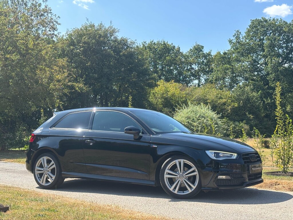 Audi A3 1.6 Tdi S Line Hatchback Euro 6 ML64RRZ Black #4