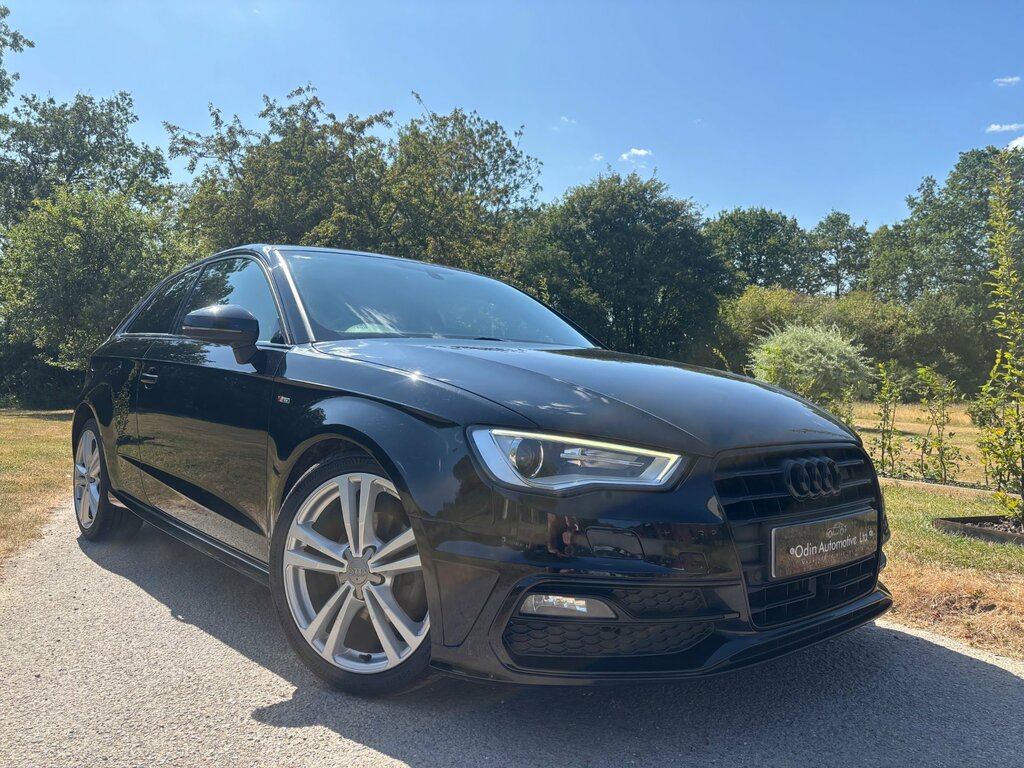 Audi A3 1.6 Tdi S Line Hatchback Euro 6 Black