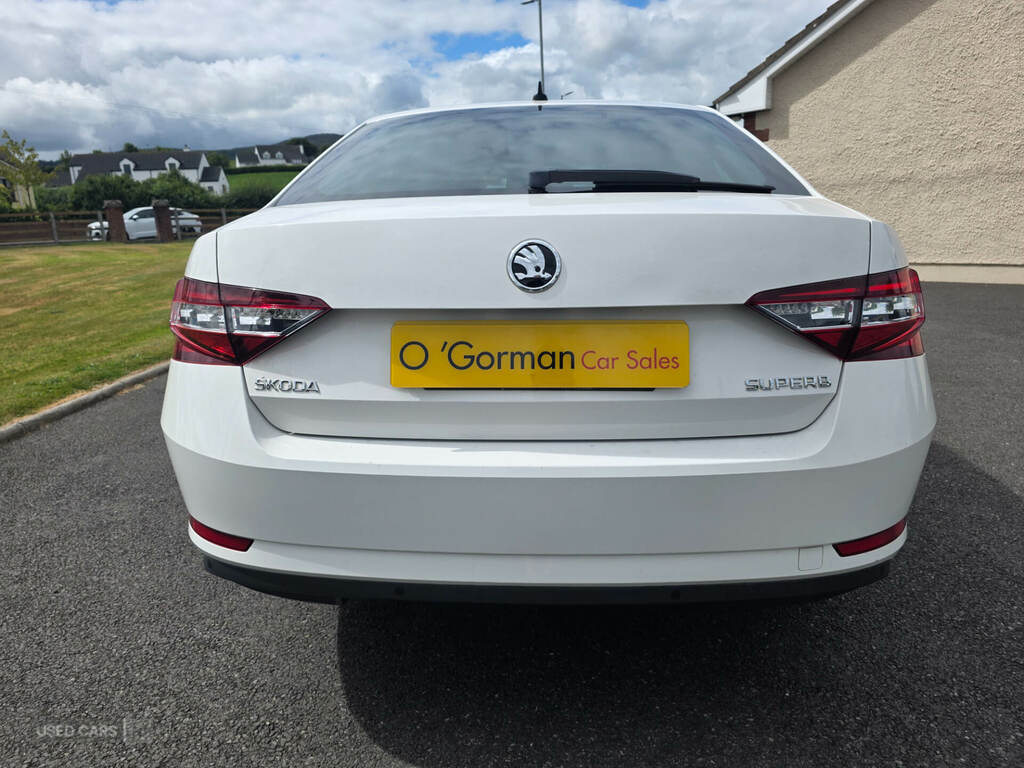 Skoda Superb 2.0 Tdi Cr Se L Executive Dsg 7 Speed PRZ5958 White #3