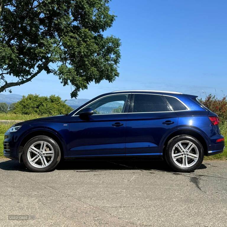 Audi Q5 2.0 Tdi Quattro S Line S Tronic DE18FHY Blue #6