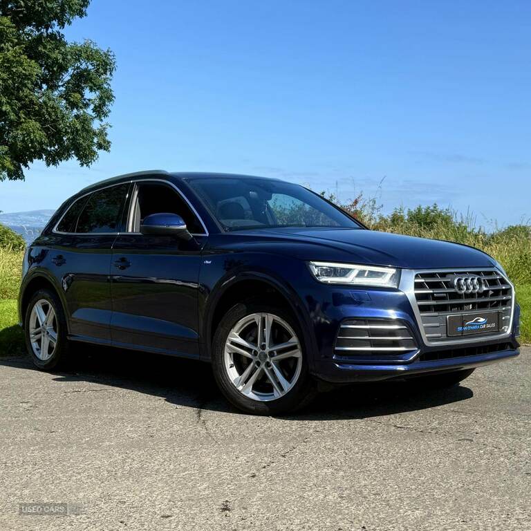 Audi Q5 2.0 Tdi Quattro S Line S Tronic DE18FHY Blue #2