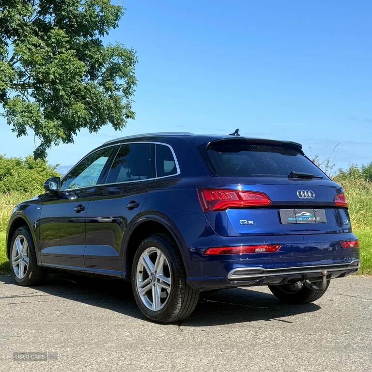 Audi Q5 2.0 Tdi Quattro S Line S Tronic DE18FHY Blue #5