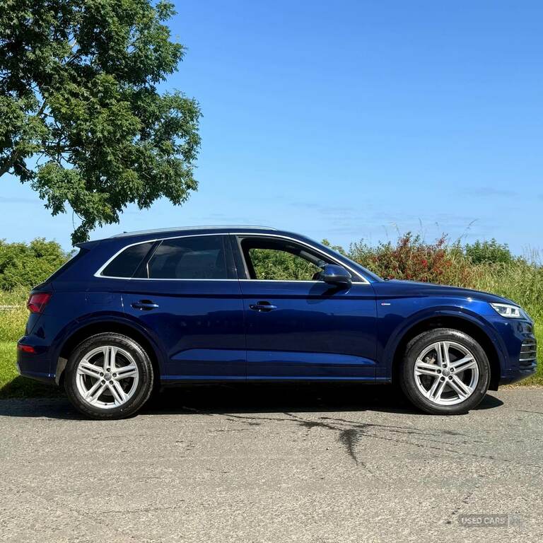 Audi Q5 2.0 Tdi Quattro S Line S Tronic DE18FHY Blue #3