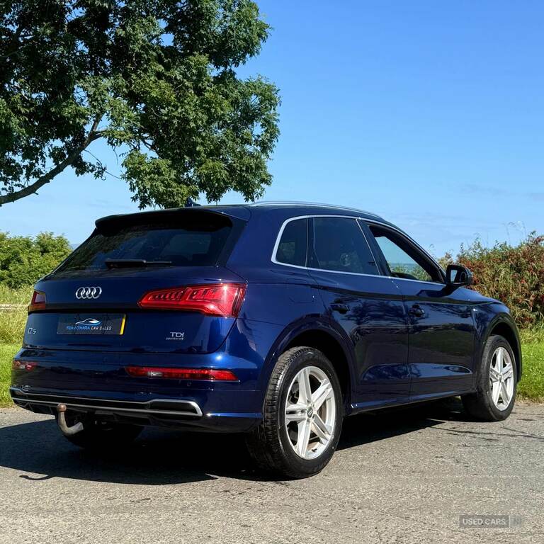 Audi Q5 2.0 Tdi Quattro S Line S Tronic DE18FHY Blue #4