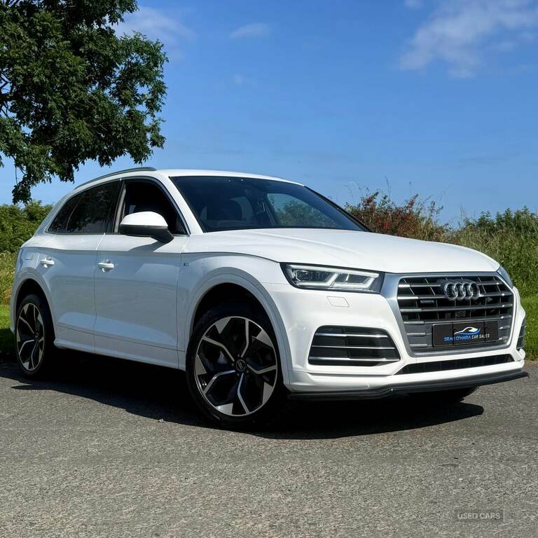 Audi Q5 2.0 Tdi Quattro S Line S Tronic DE68ZYH White #2