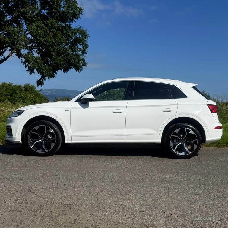 Audi Q5 2.0 Tdi Quattro S Line S Tronic DE68ZYH White #6