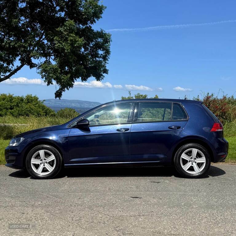 Volkswagen Golf 1.6 Tdi 110 Match Edition SN66UGX Blue #6