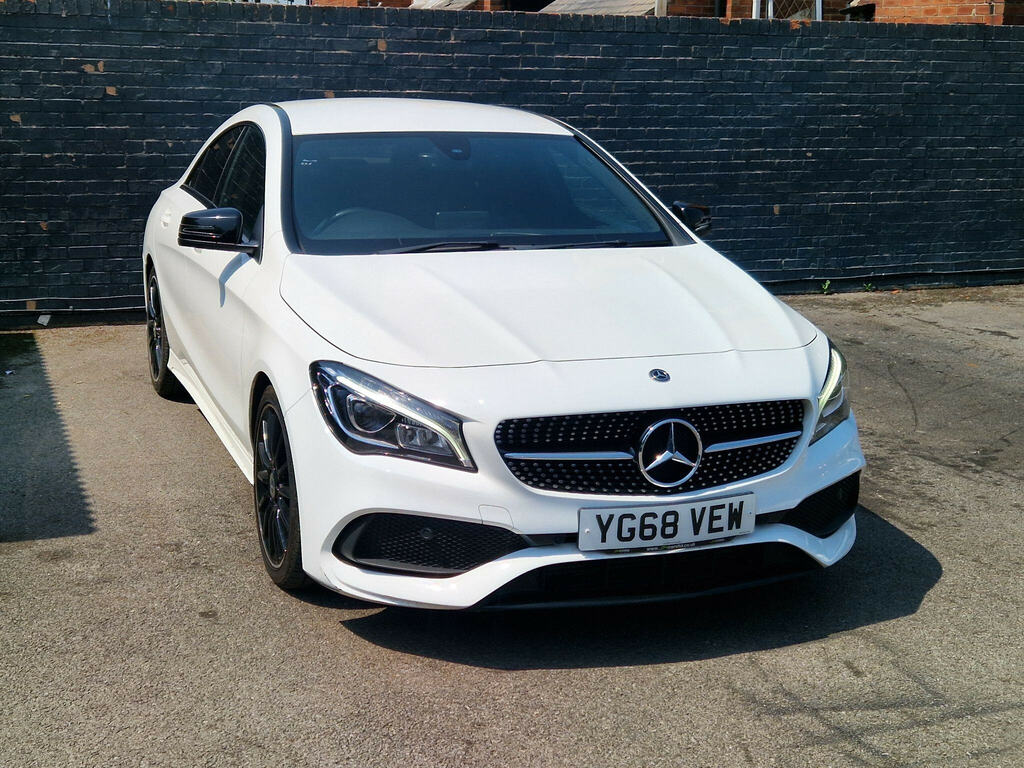 Mercedes-Benz CLA Class 2.1 Cla220d Amg Line Night Edition Coupe 7G-dct Eu White #2