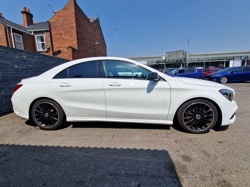 Mercedes-Benz CLA Class 2.1 Cla220d Amg Line Night Edition Coupe 7G-dct Eu White #6