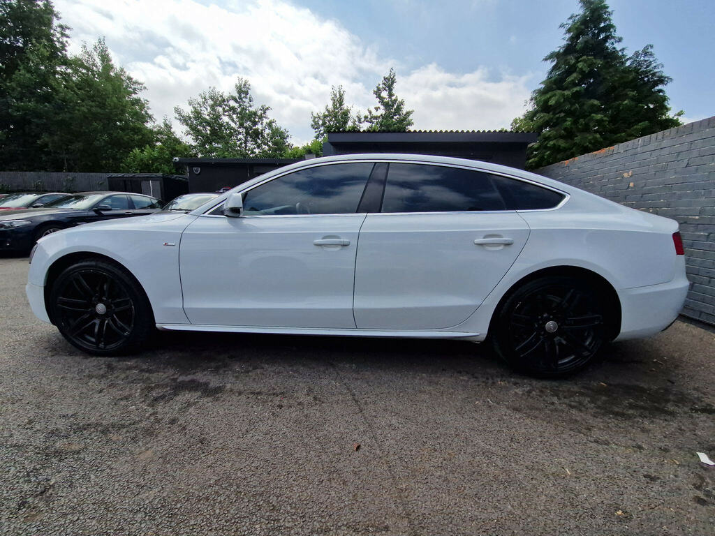 Audi A5 3.0 Tdi V6 S Line Sportback Multitronic Euro 5 S White #5