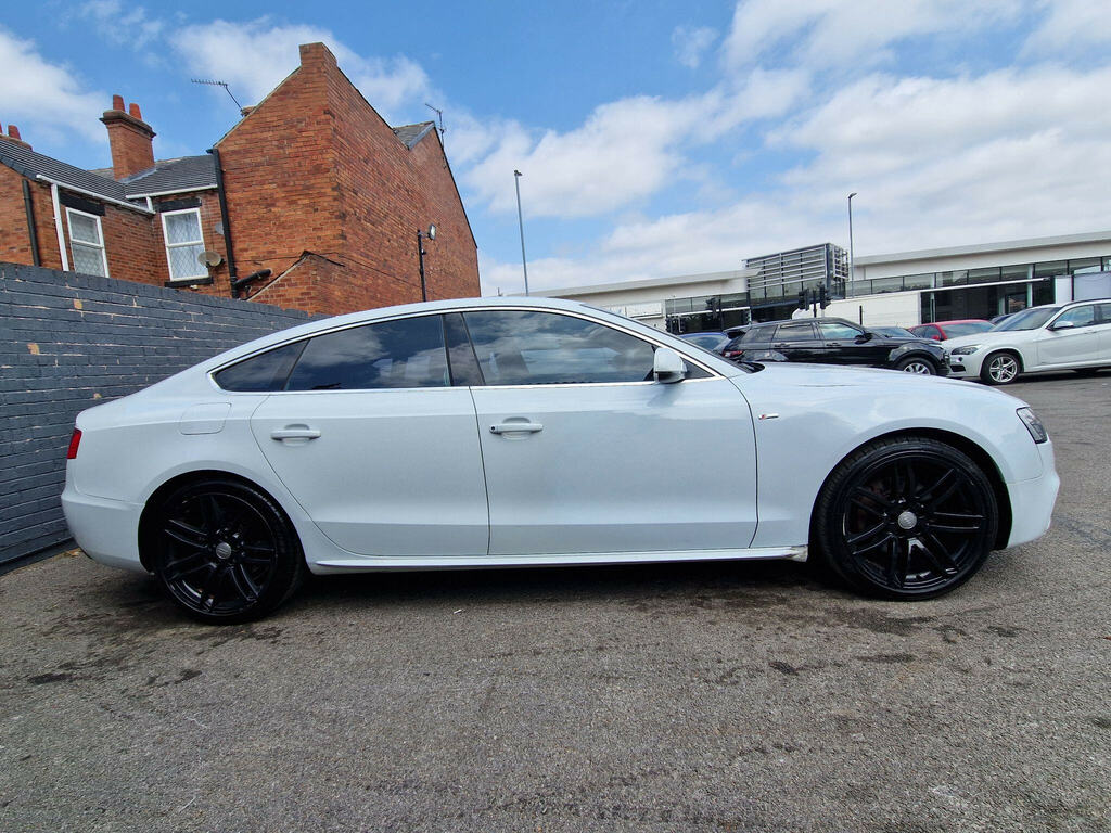 Audi A5 3.0 Tdi V6 S Line Sportback Multitronic Euro 5 S White #6