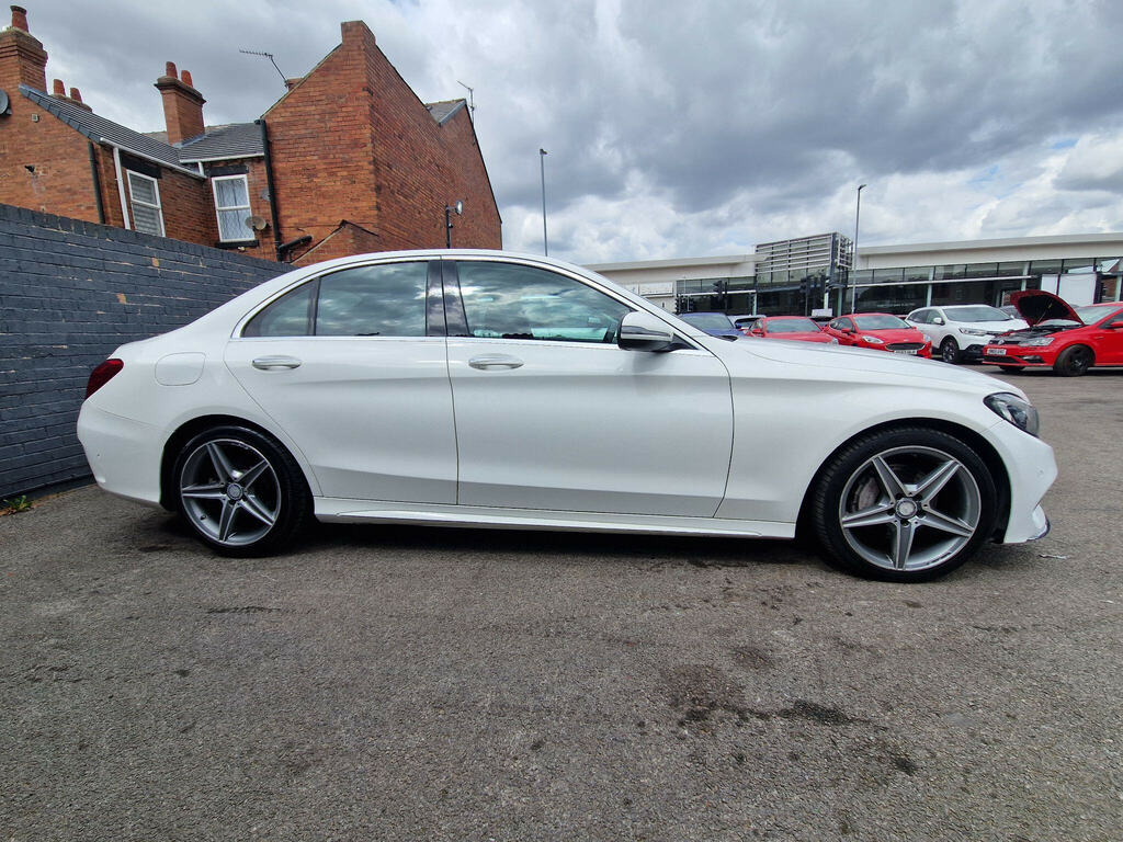 Mercedes-Benz C Class 1.6 C200d Amg Line Premium G-tronic Euro 6 Ss White #6