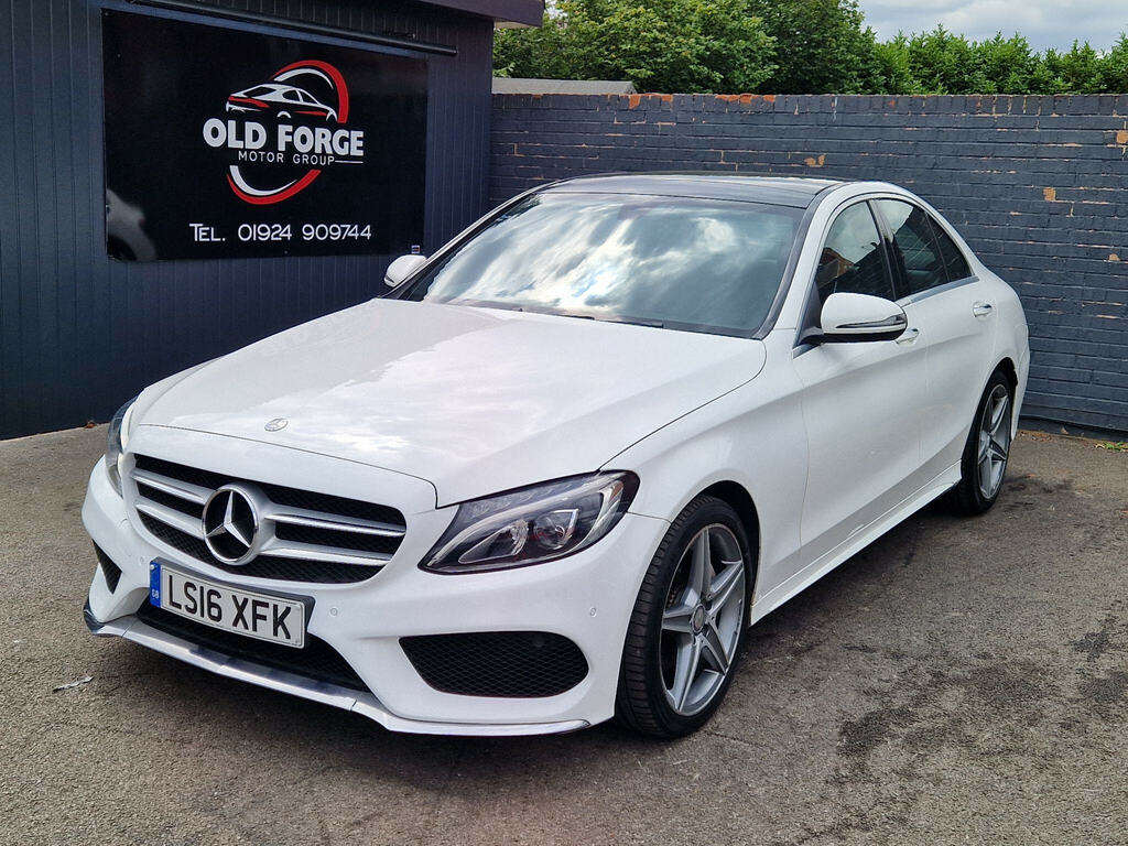 Mercedes-Benz C Class 1.6 C200d Amg Line Premium G-tronic Euro 6 Ss White
