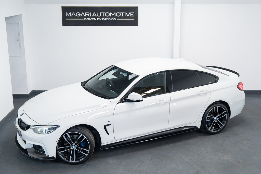 BMW 4 Series Gran Coupe Diesel White #5