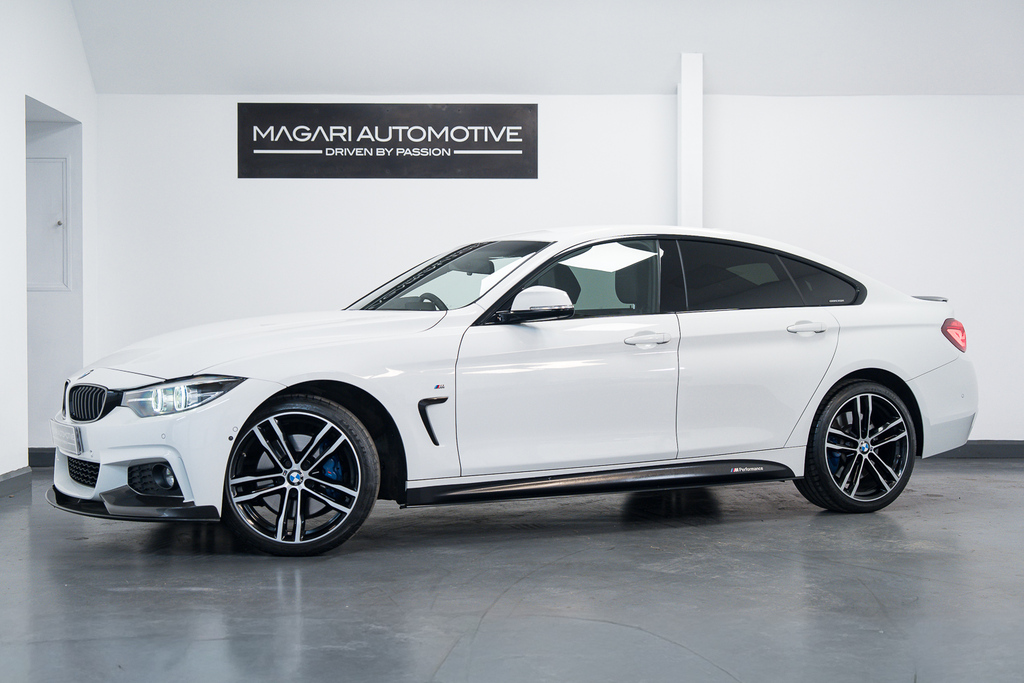 BMW 4 Series Gran Coupe Diesel White #4