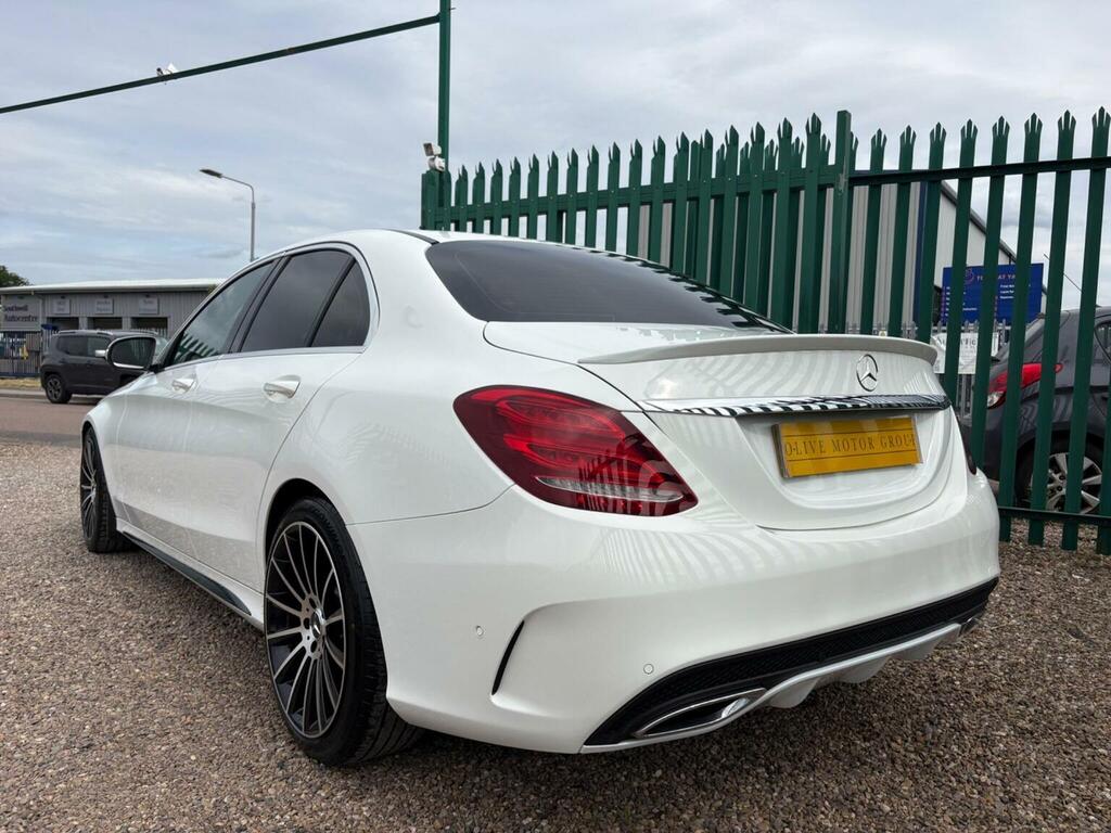 Mercedes-Benz C Class 2.1 C220 Bluetec Amg Line Euro 6 Ss White #4