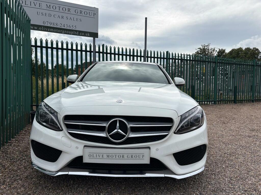 Mercedes-Benz C Class 2.1 C220 Bluetec Amg Line Euro 6 Ss White #3