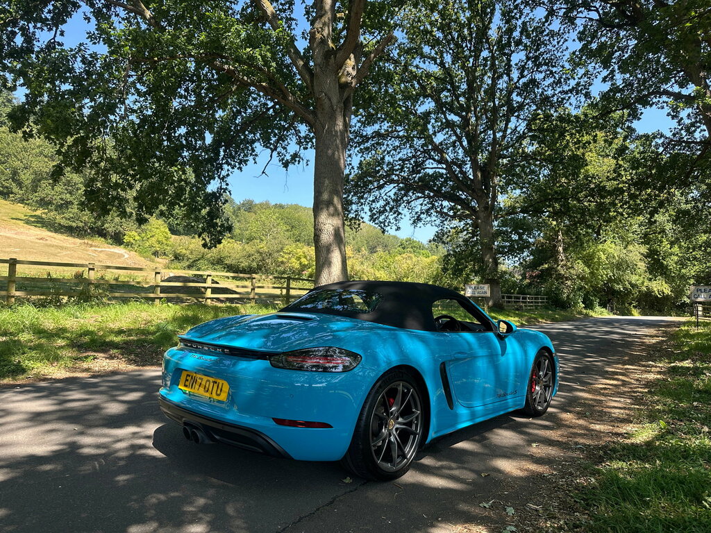 Porsche 718 Boxster 2.5T S Convertible Pdk Euro 6 Ss 35 Blue #3