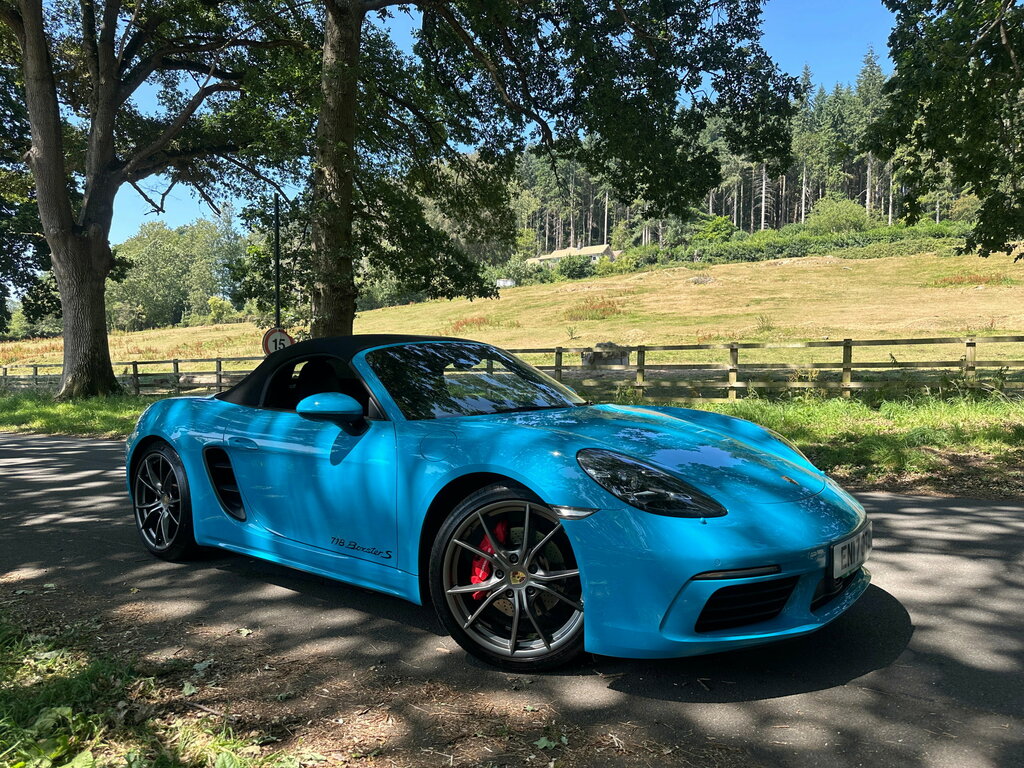 Porsche 718 Boxster 2.5T S Convertible Pdk Euro 6 Ss 35 Blue