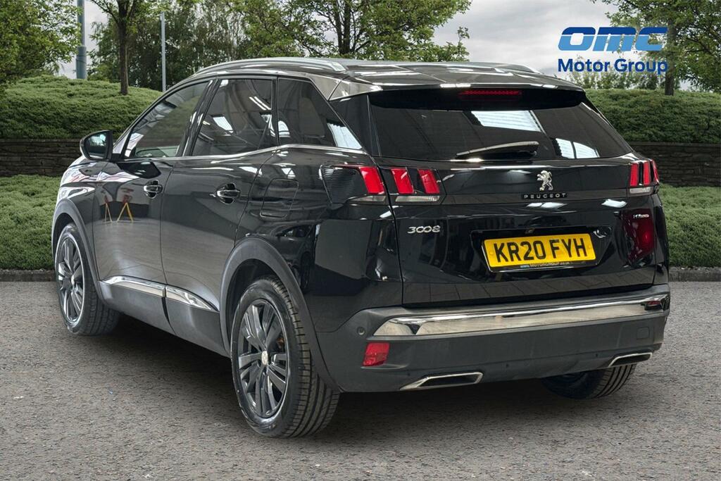 Peugeot 3008 1.6 Hybrid 225 Gt Line E-eat8 Black #3