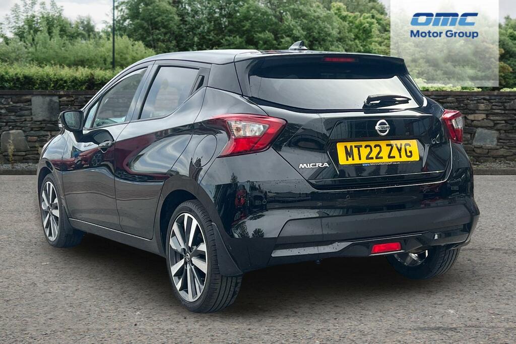 Nissan Micra 1.0 Ig-t 92 Tekna MT22ZYG Black #4