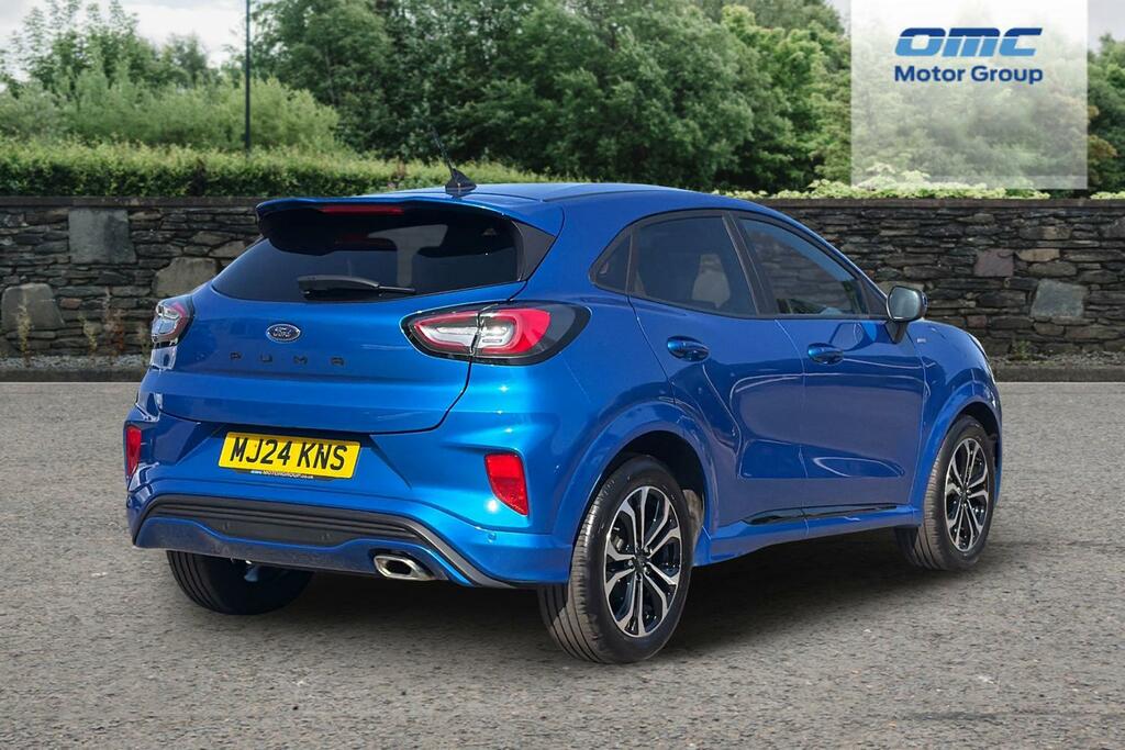 Ford Puma 1.0 Ecoboost Hybrid Mhev St-line MJ24KNS Blue #4