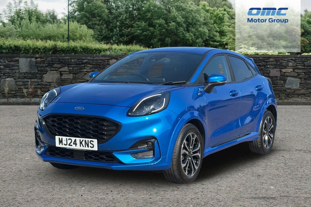 Ford Puma 1.0 Ecoboost Hybrid Mhev St-line MJ24KNS Blue #2