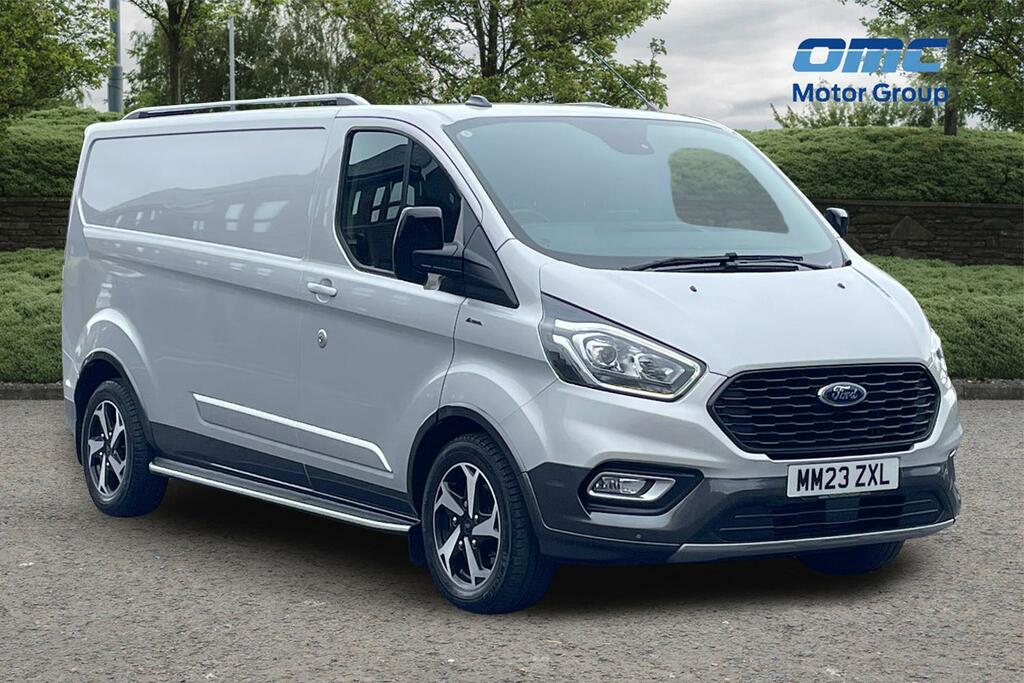 Ford Transit Custom 2.0 Ecoblue 170Ps Low Roof Active Van Silver #2