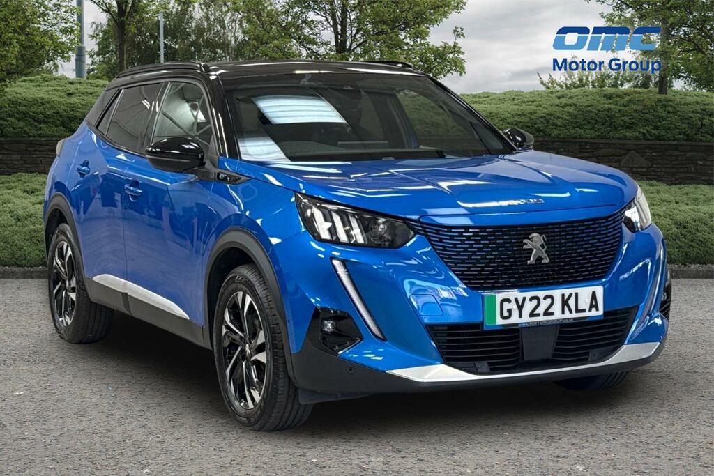 Peugeot e-2008 100Kw Gt 50Kwh Blue