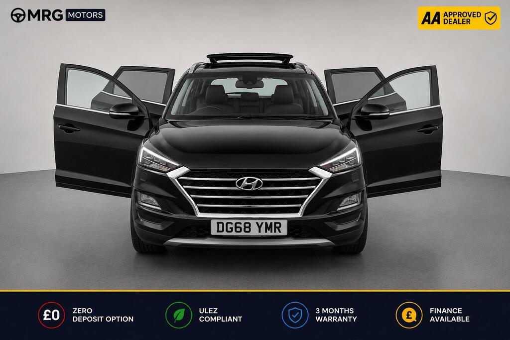 Hyundai Tucson 1.6 T-gdi Premium Se Dct Euro 6 Ss DG68YMR Black #5