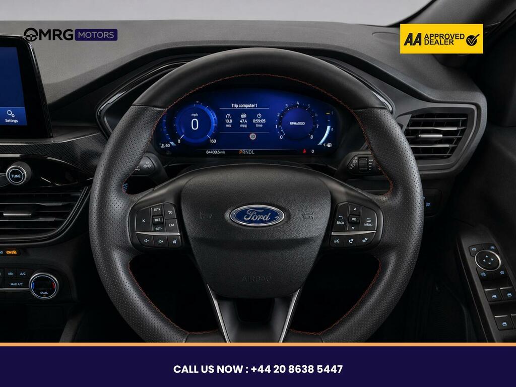 Ford Kuga 2.5 Ecoboost Duratec 14.4Kwh St-line Cvt Euro 6 S FP72XAZ Silver #3