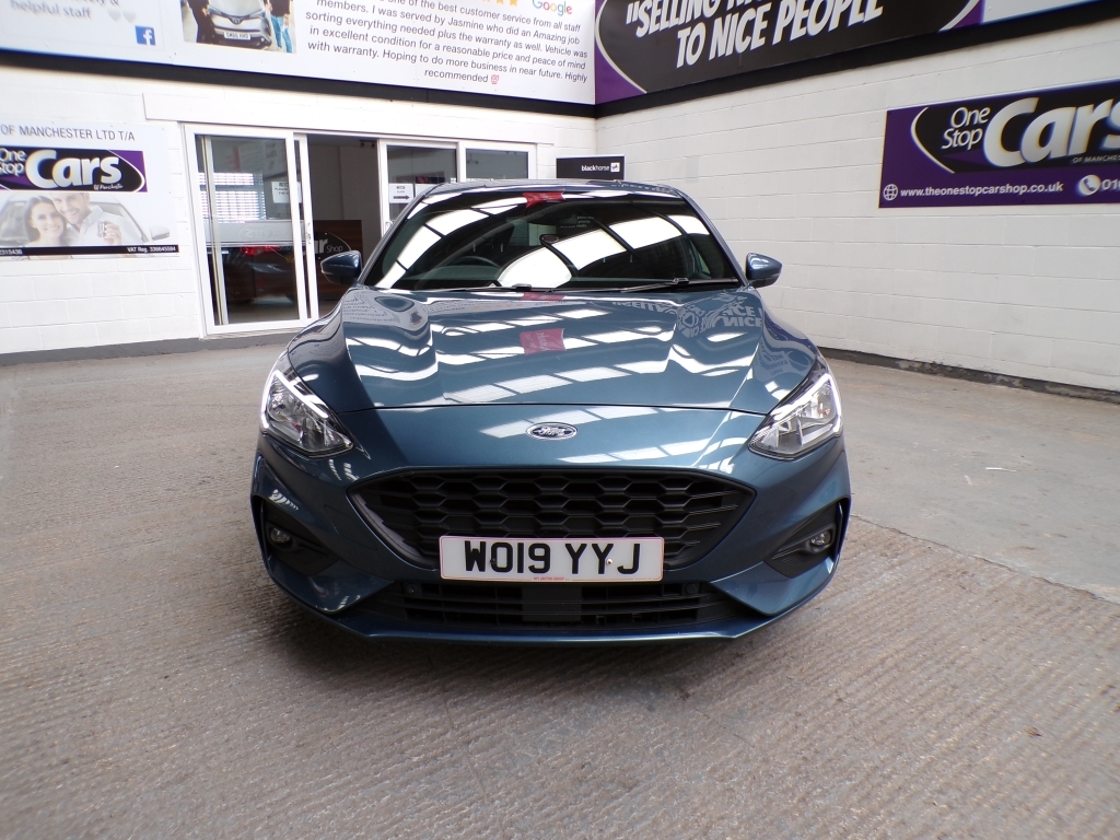 Ford Focus 1.5 St-line Tdci WO19YYJ Blue #2