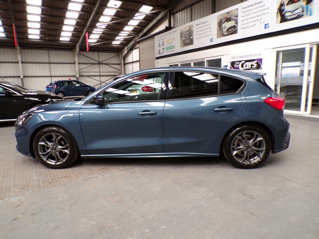 Ford Focus 1.5 St-line Tdci WO19YYJ Blue #4