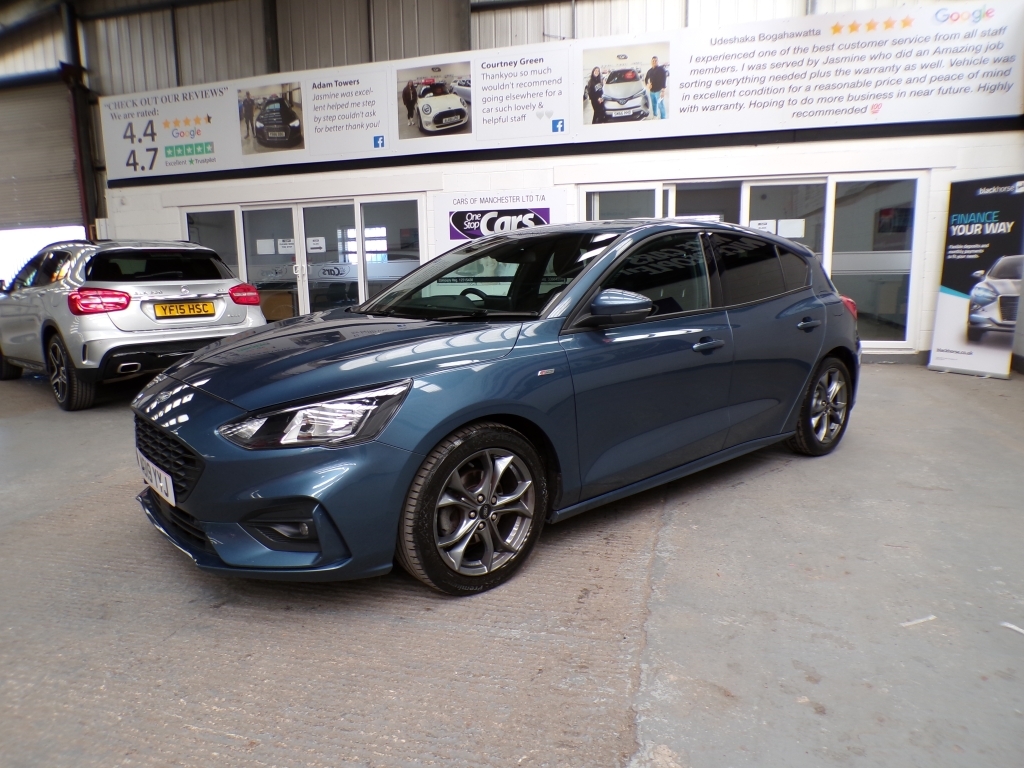 Ford Focus 1.5 St-line Tdci WO19YYJ Blue #3