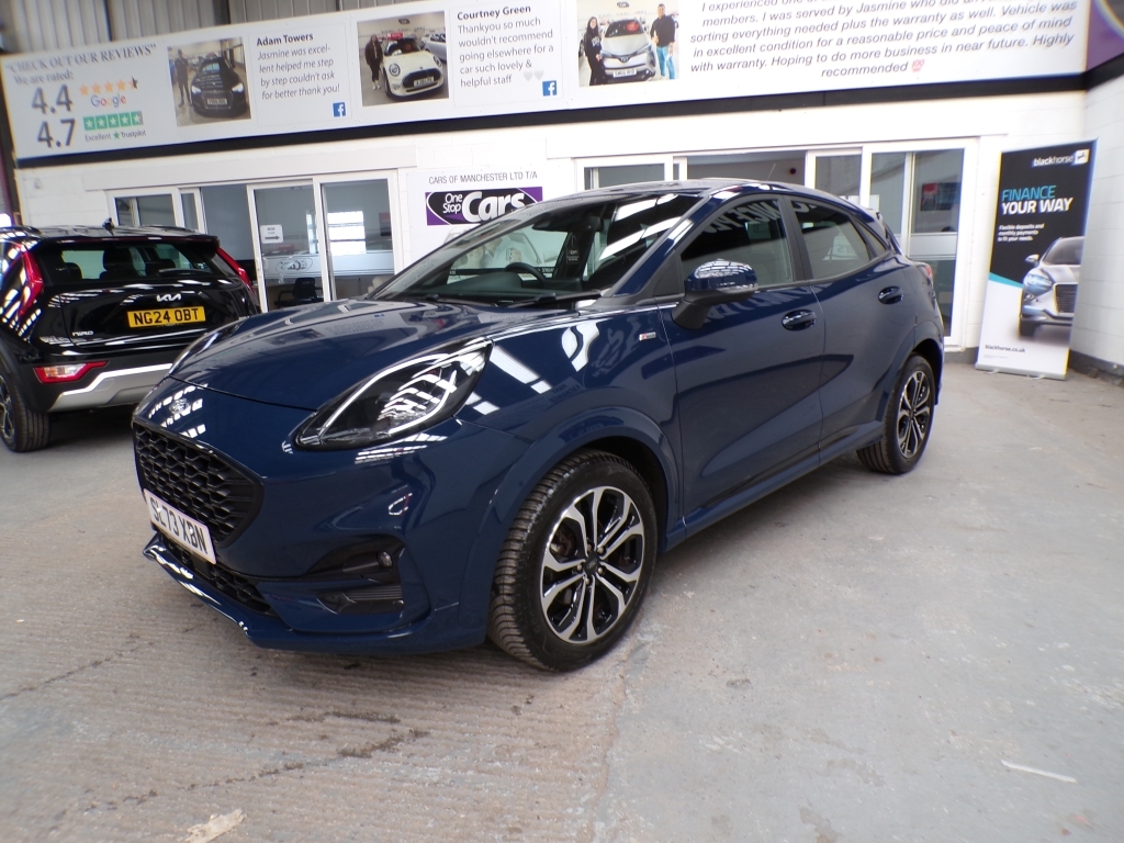 Ford Puma 1.0 St-line Mhev SL73XBN Blue #2