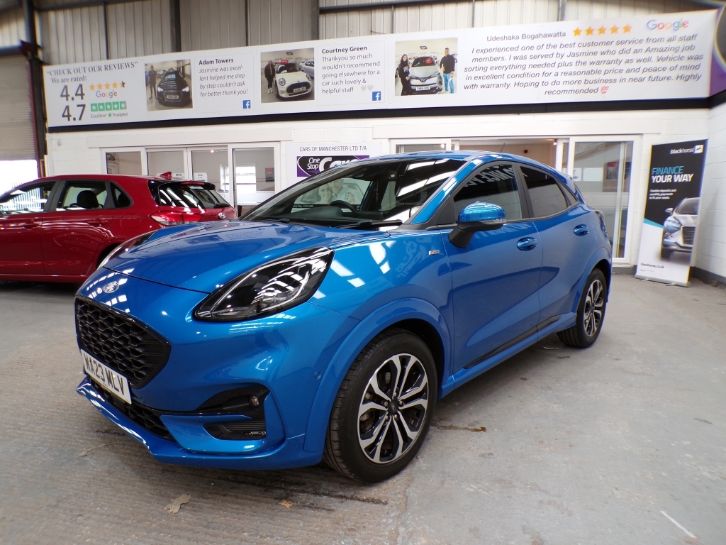 Ford Puma 1.0 St-line Mhev WA23MLV Blue #2