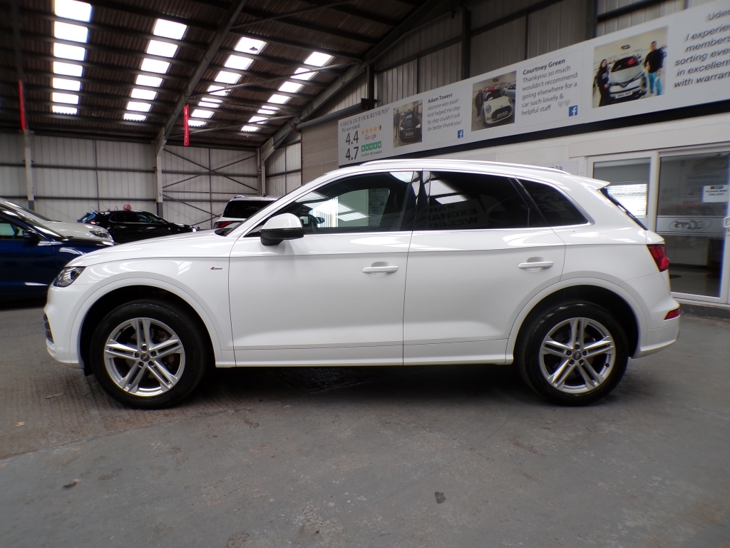 Audi Q5 2.0 Tdi Quattro S Line SJ17SLH White #5