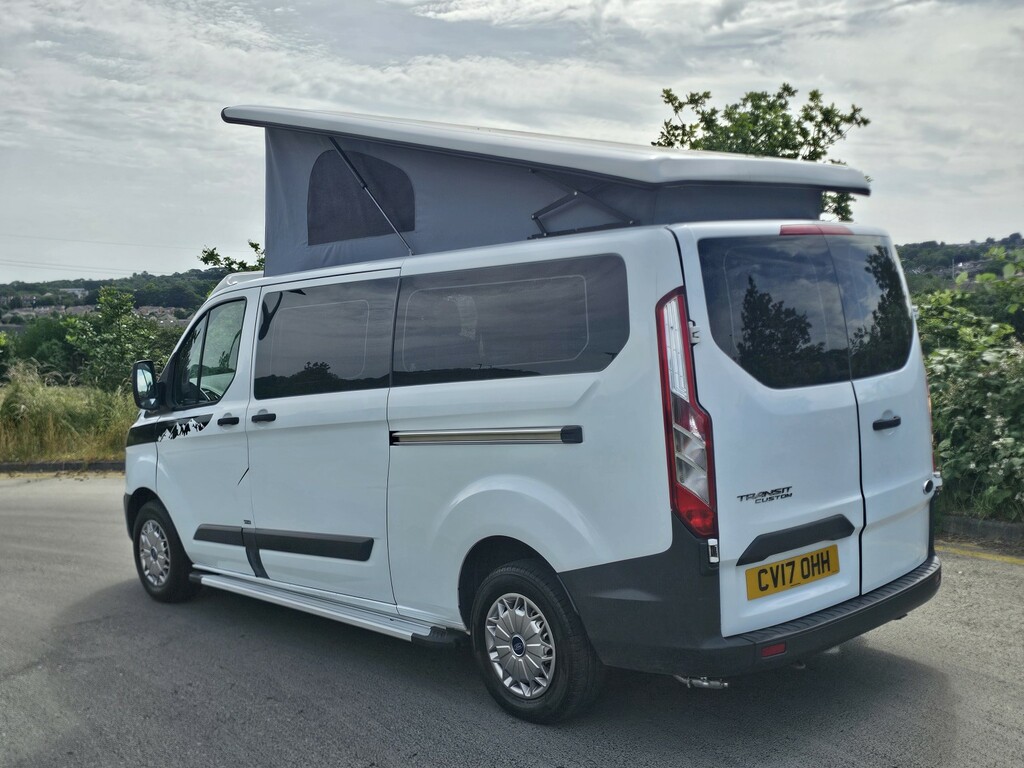 Ford Transit Custom 2.0 Tdci Pop Top Campervan CV17OHH White #3