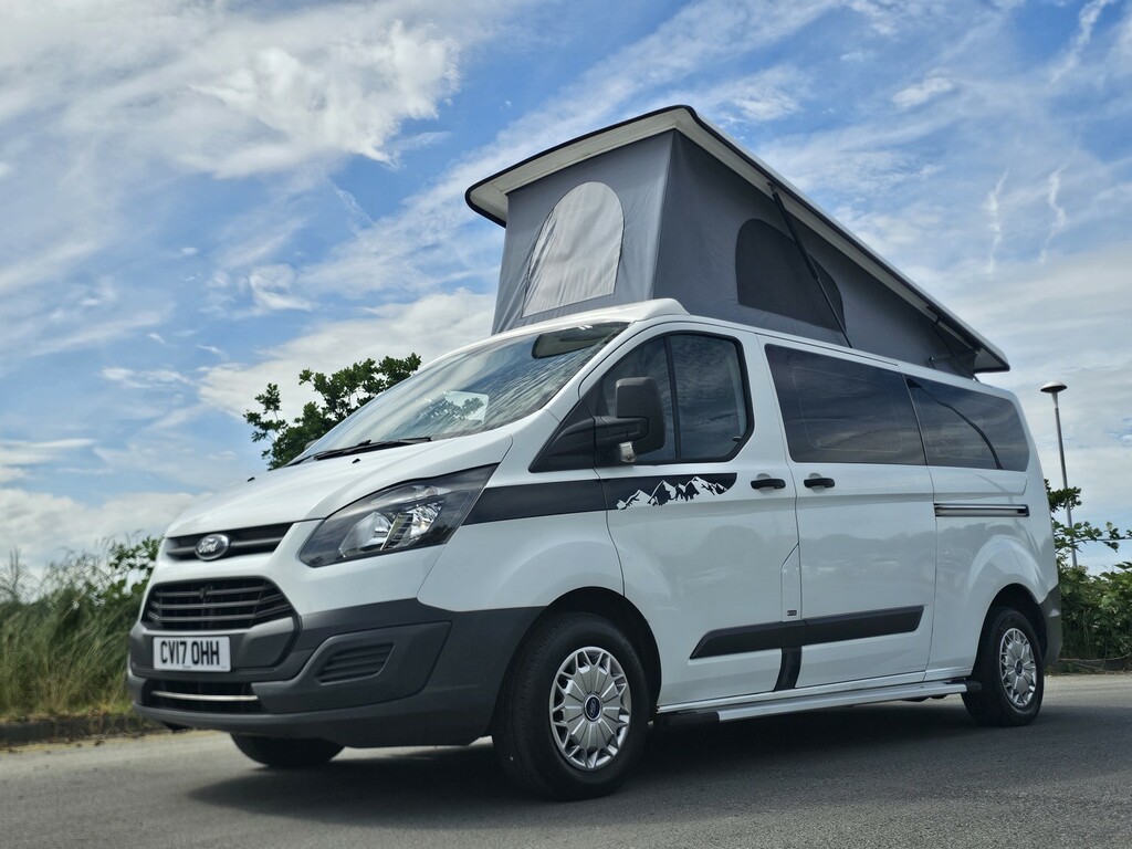 Ford Transit Custom 2.0 Tdci Pop Top Campervan CV17OHH White #5