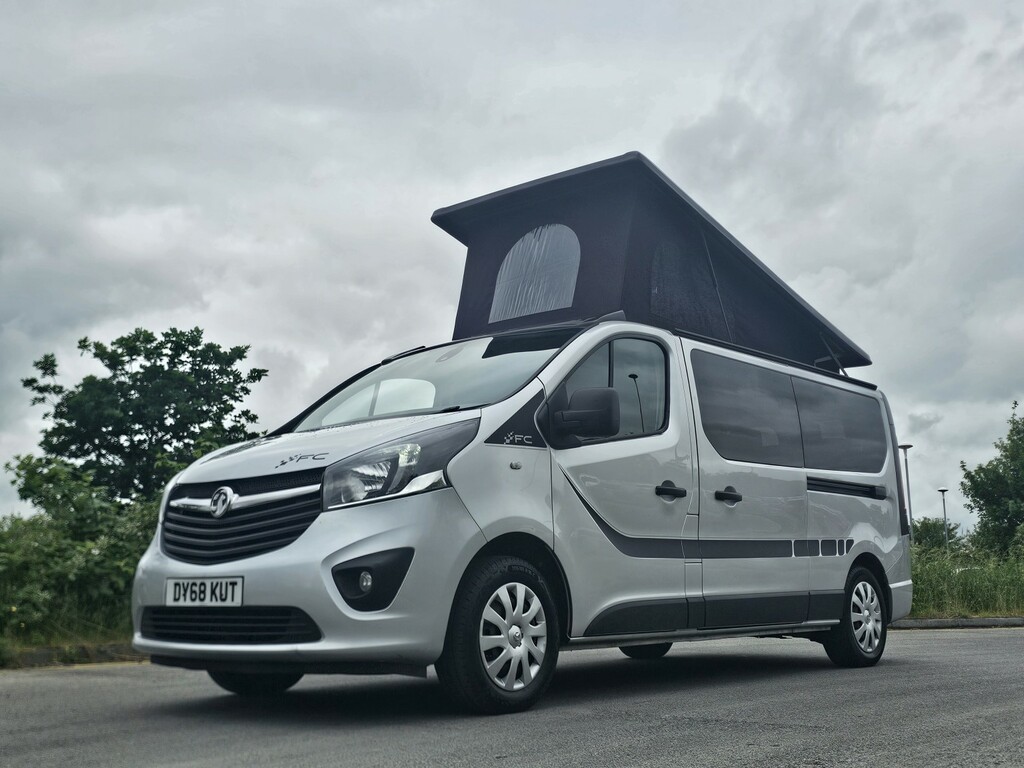 Vauxhall Vivaro 1.6 Cdti Sportive Pop Top Campervan DY68KUT Silver #5