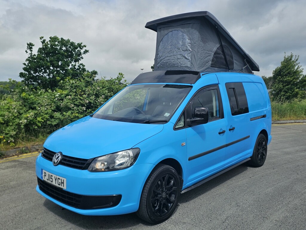 Volkswagen Caddy Maxi 1.6 Tdi Pop Top Campervan Blue