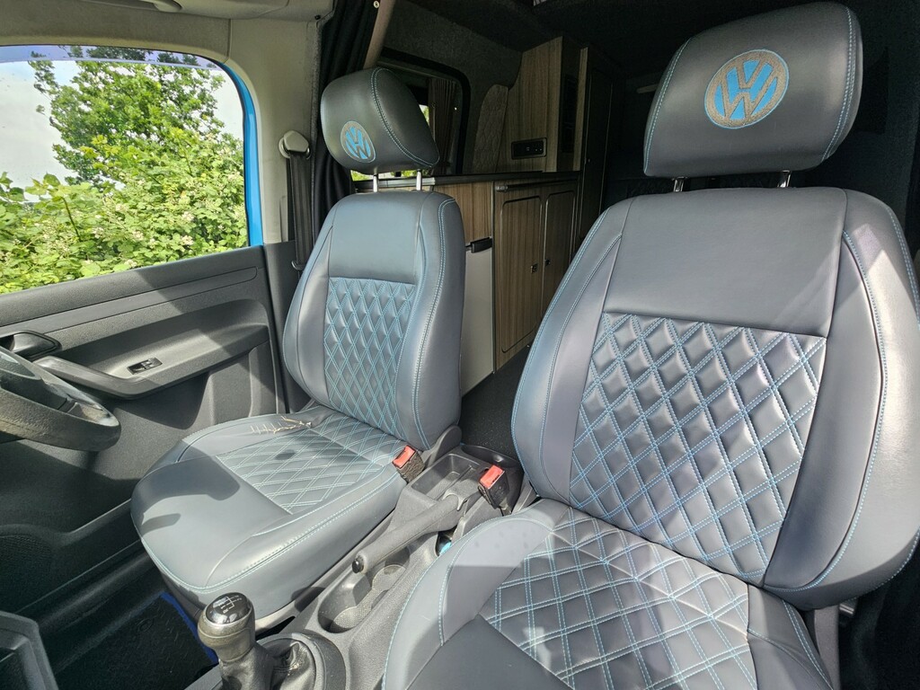 Volkswagen Caddy Maxi 1.6 Tdi Pop Top Campervan Blue #4