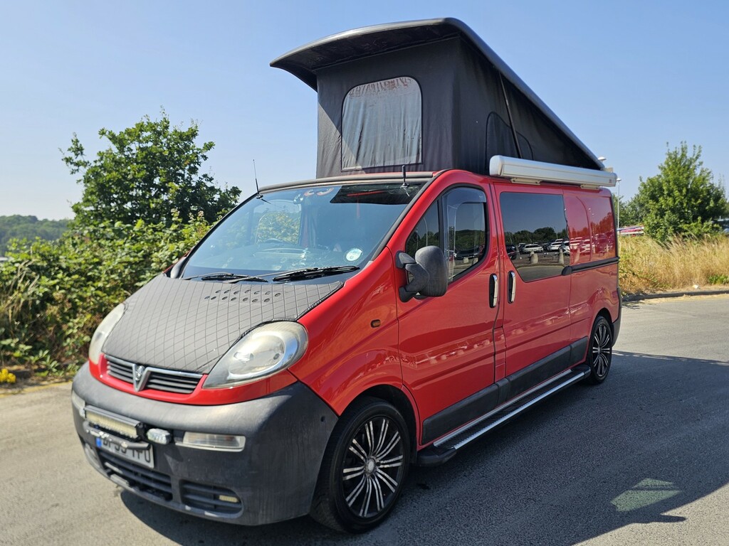 Vauxhall Vivaro 1.9 Cdti Pop Top Campervan Red