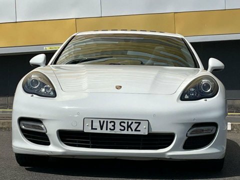 Porsche Panamera 4.8T V8 Turbo White #2