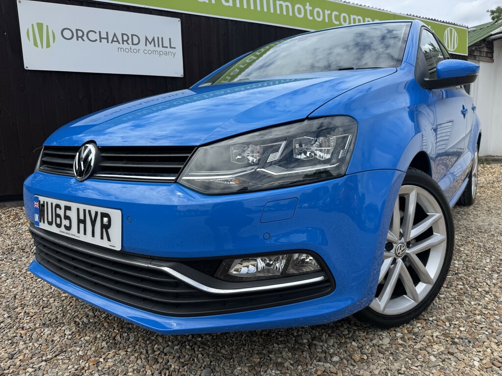 Volkswagen Polo Hatchback 1.2 Tsi Bluemotion Tech Sel 2015 Blue